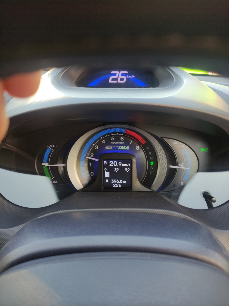 Выез на природу, расход топлива — Honda Insight (2G), 1,3 л, 2009 года ...