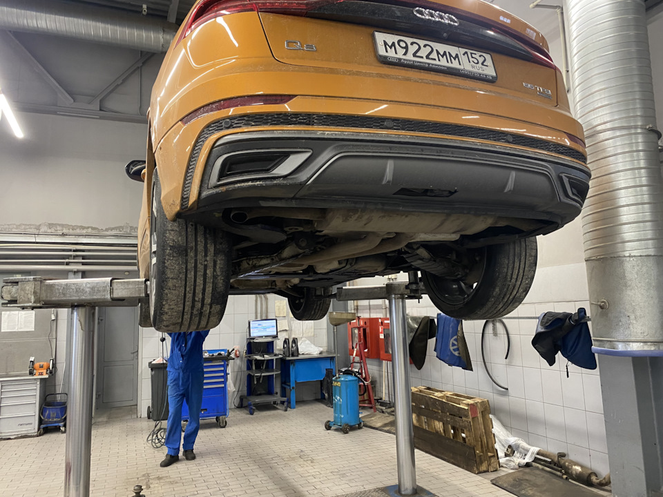 ТО 90 — Audi Q8, 3 л, 2019 года | плановое ТО | DRIVE2