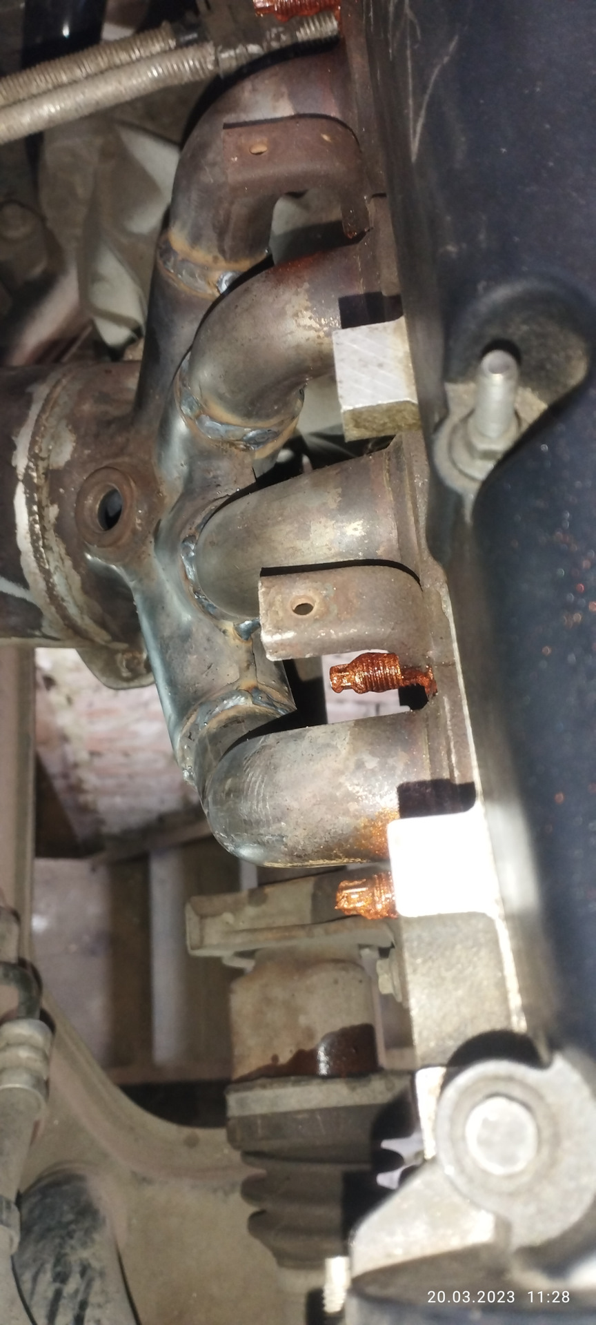 Замена гофры катколлектора Ford focus 2 — Ford Focus II Wagon, 1,6 л ...