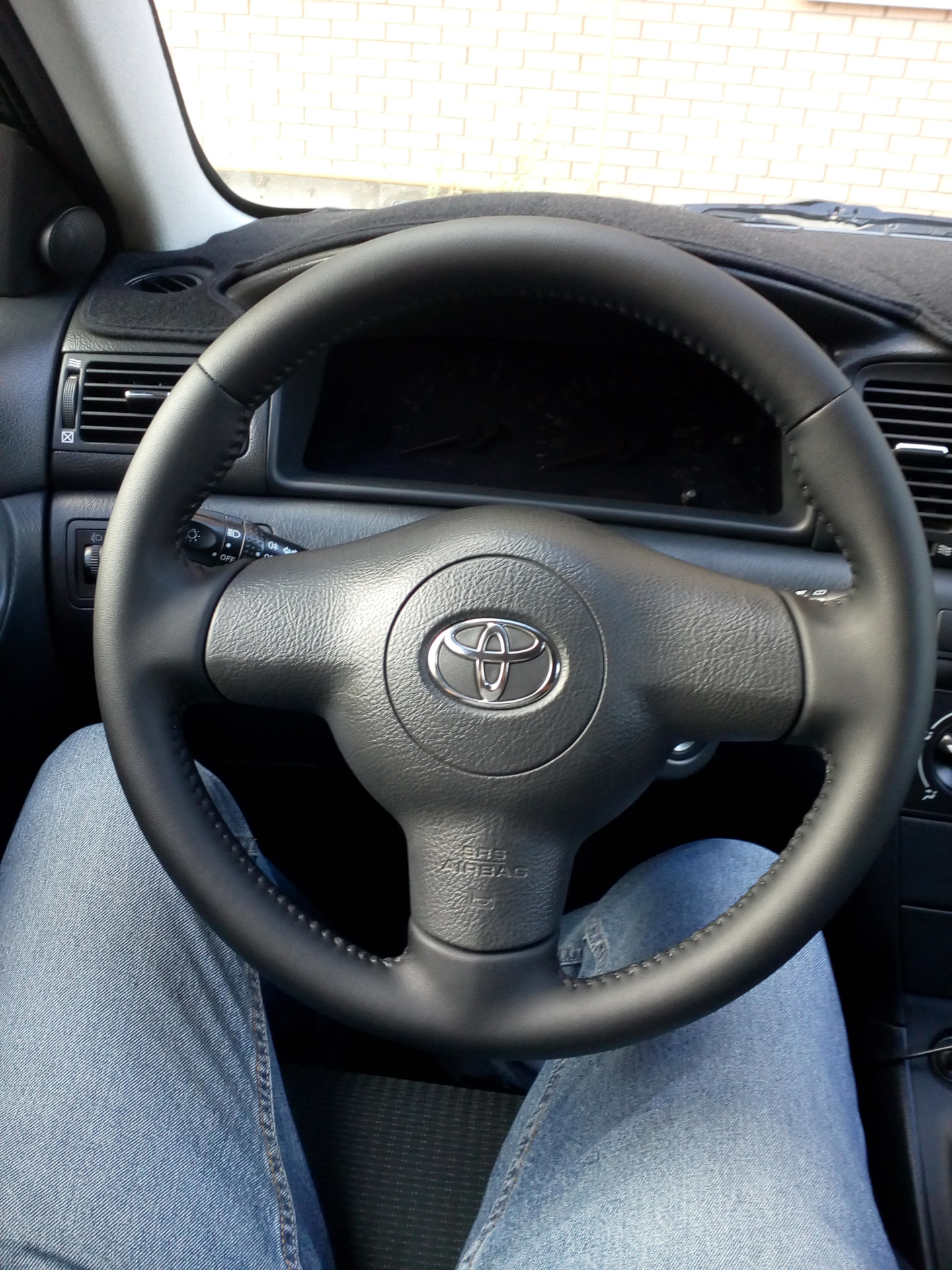 Перетяжка руля - Toyota Corolla (120), 1,4 л, 2002 года аксессуары DRIVE2