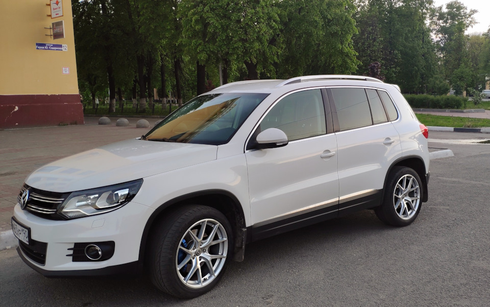 Спойлер R-Line — Volkswagen Tiguan (1G), 2 л, 2012 года | стайлинг | DRIVE2