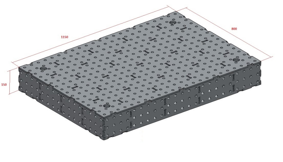Чертеж сборочно сварочного стола
