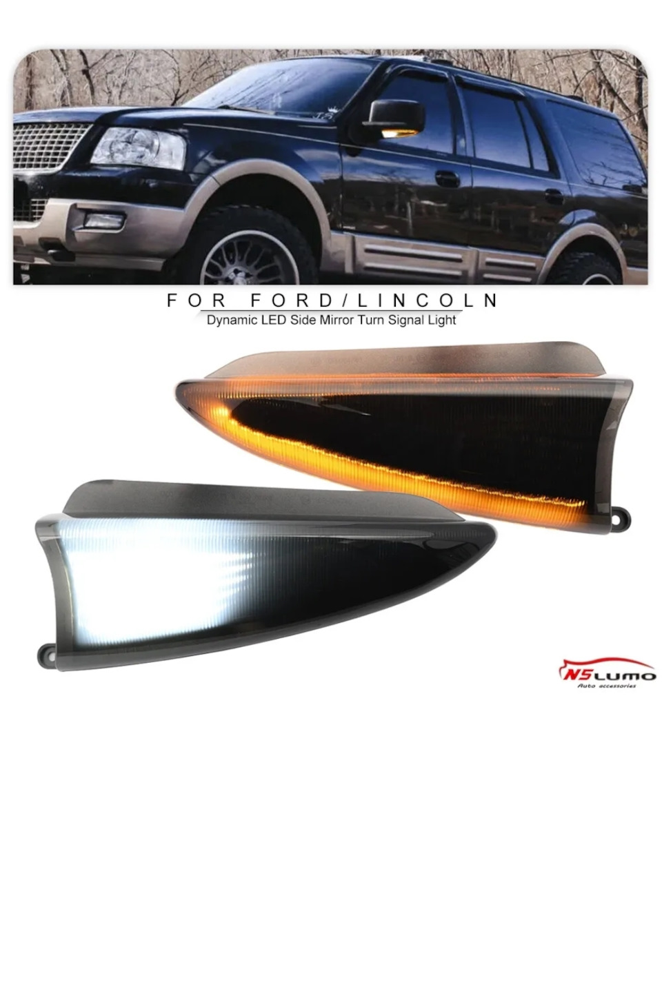 Dynamic Led Поворотники в зеркала — Ford Expedition (2G), 5,4 л, 2006 года  | стайлинг | DRIVE2