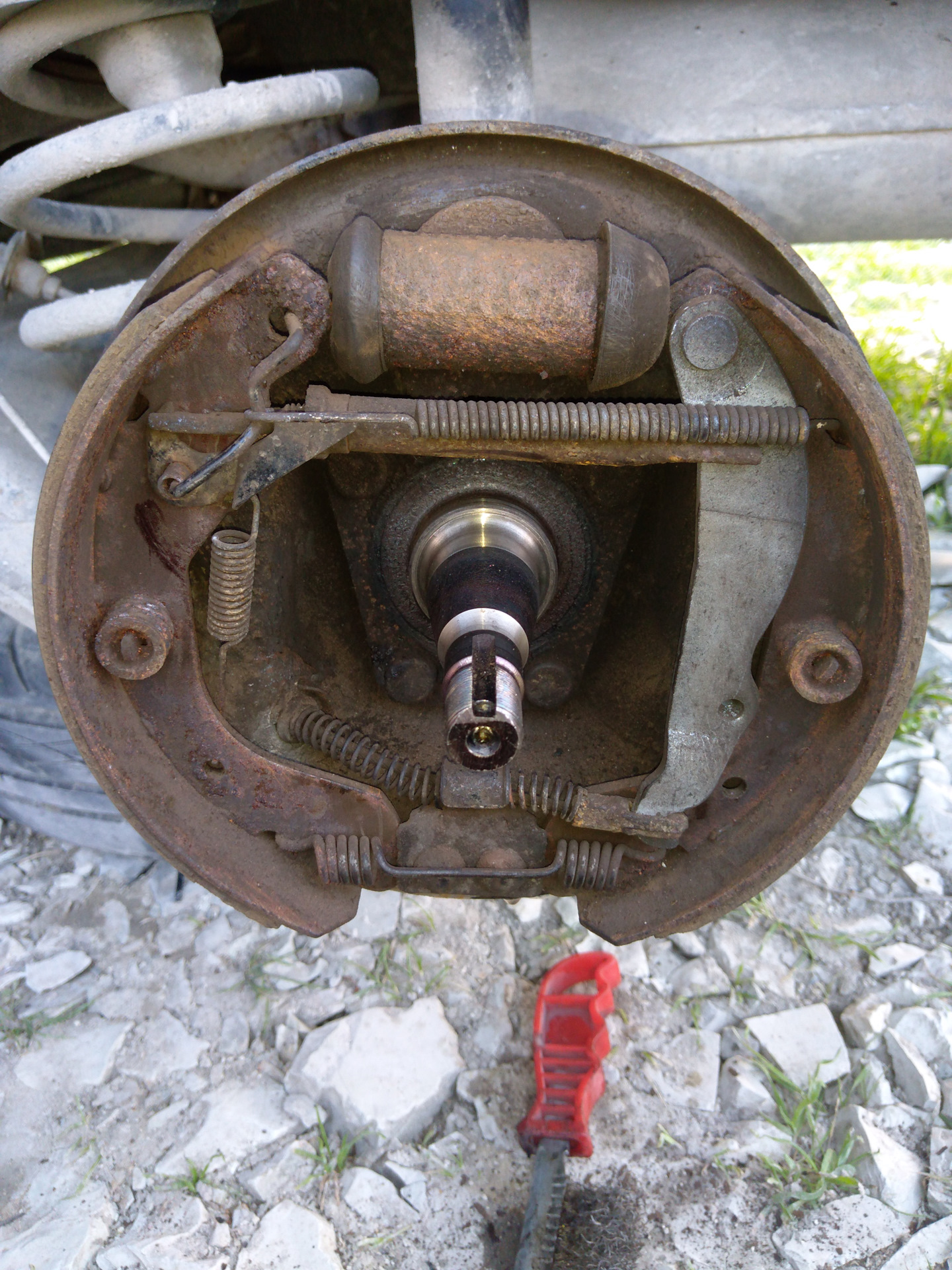 Задние тормоза + подшипник ступичный — Daewoo Nexia (N150), 1,6 л, 2008 ...