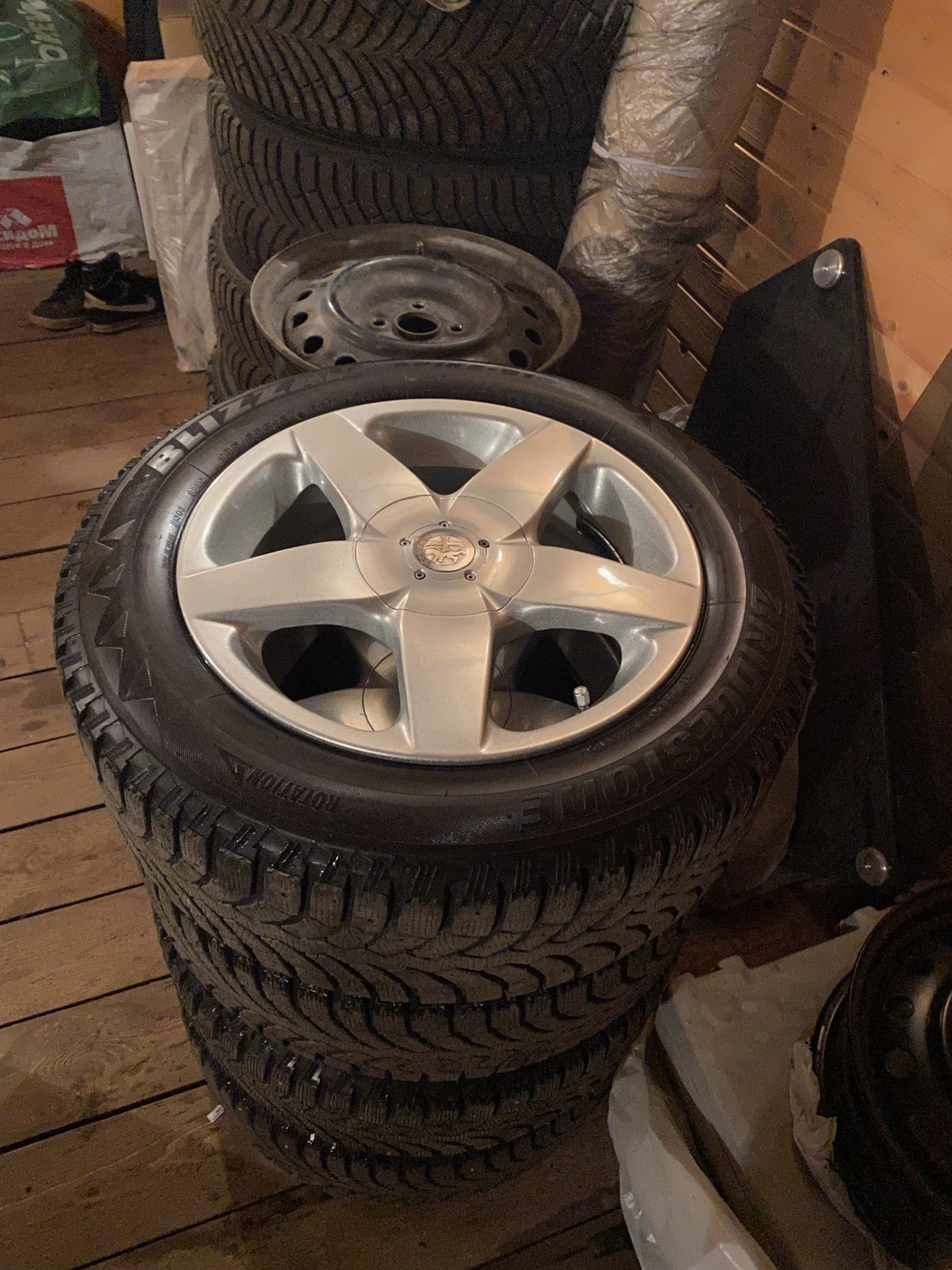 Зимние диски — Toyota Corolla (120), 1,6 л, 2006 года | колёсные диски ...