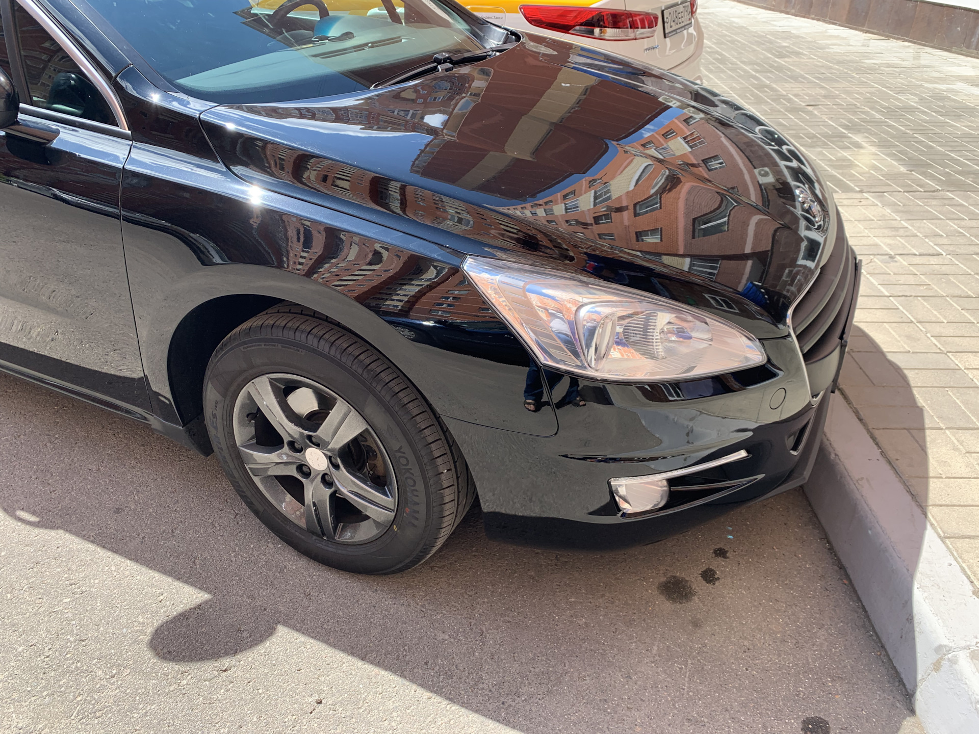 Покраска перед (бампер, крылья) + задняя правая дверь и крыло — Peugeot ...