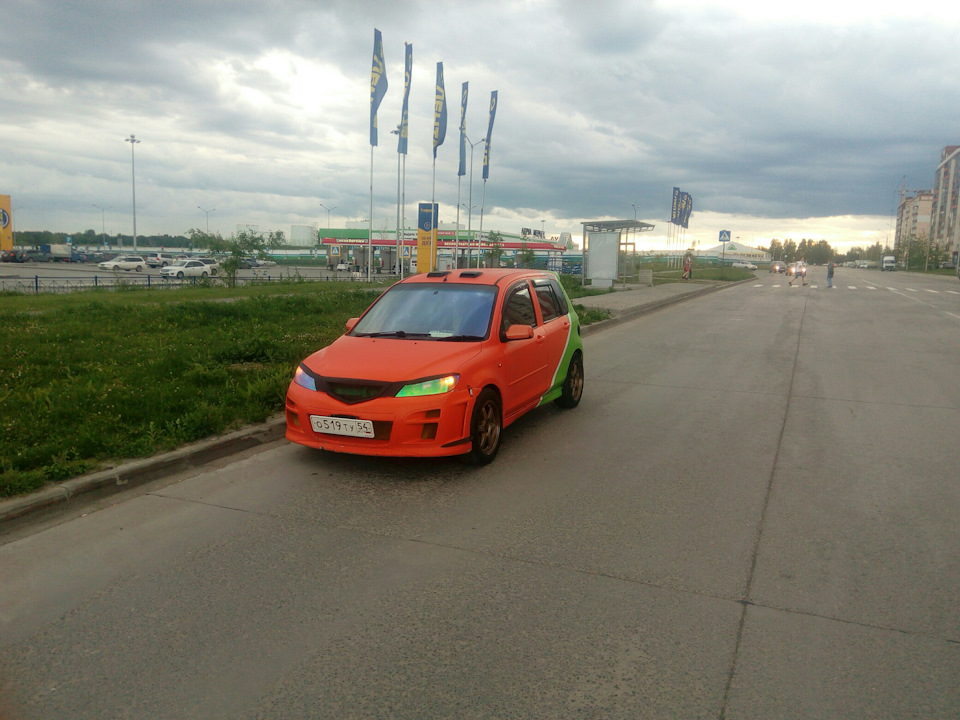 Замена лобовика и тонировка ХАМЕЛЕОН по госту — Mazda Demio (2G), 1,5 л ...