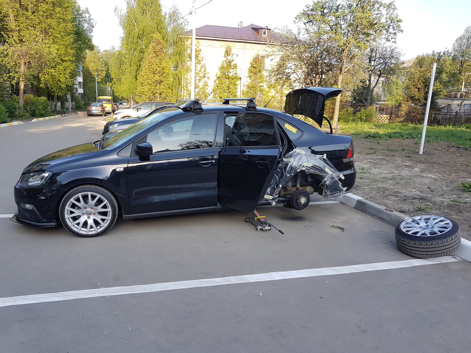 Покраска барабанов 2.0. — Volkswagen Polo Sedan, 1,6 л, 2012 года |  стайлинг | DRIVE2