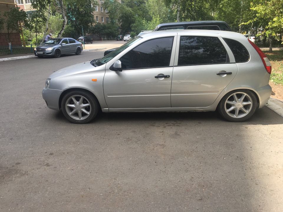 Калина на 15 дисках фото Колеса - Lada Калина хэтчбек, 1,6 л, 2007 года шины DRIVE2