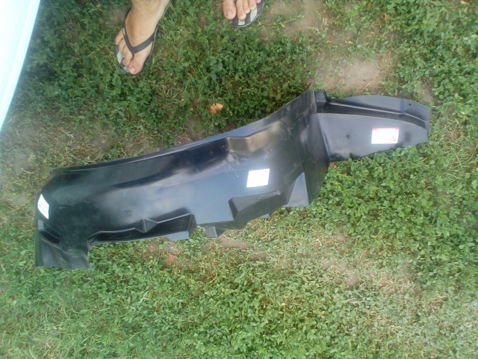 9. Подготовка к установке задних подкрылков. — Chevrolet Lacetti Sedan ...