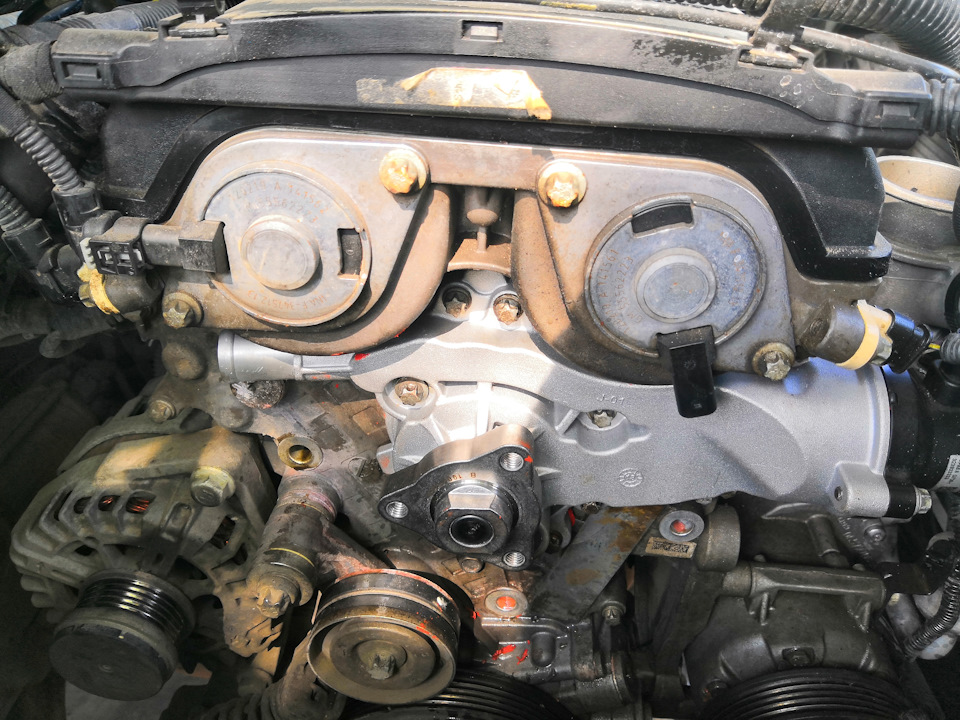 Замена помпы opel astra j 1.4 turbo