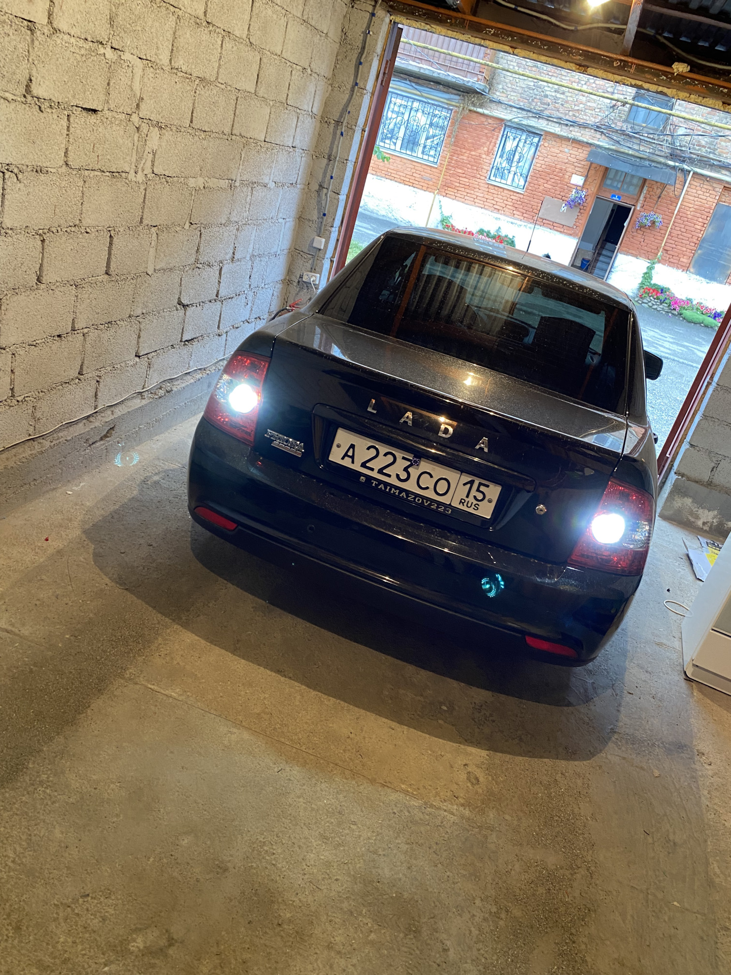 Запись — 42. LED лампы заднего хода. — Lada Приора седан, 1,6 л, 2016 ...