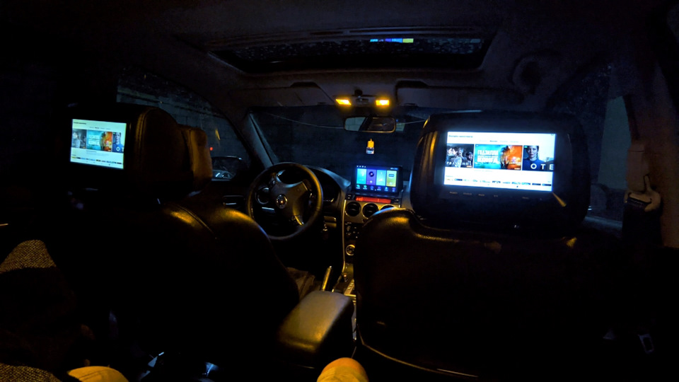 Подголовники с монитором. Android tv в машину — Mazda 6 (1G) GG, 2 л ...