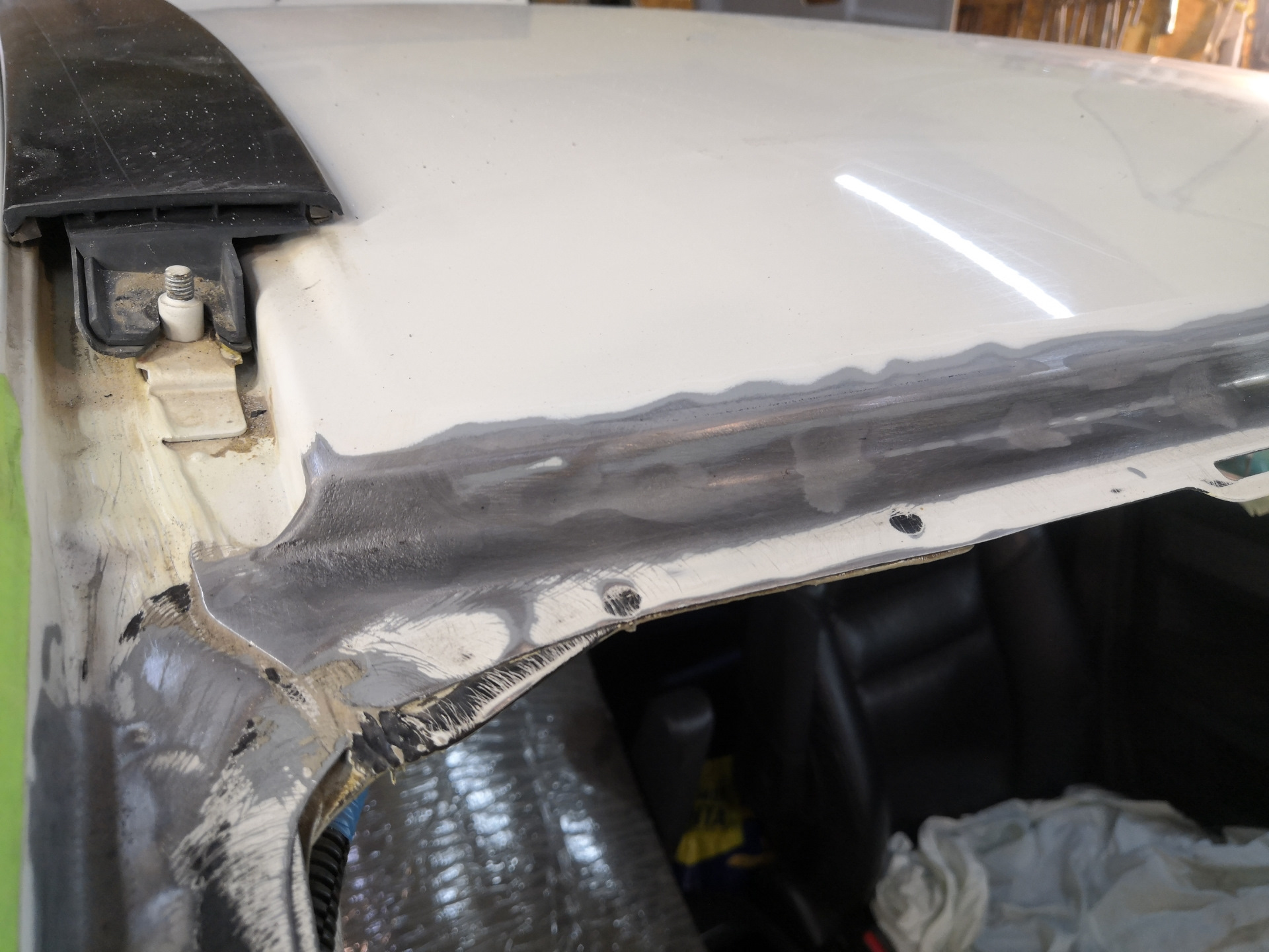 Замена лобового, устранение коррозии. — Honda CR-V (RE), 2,4 л, 2008 ...