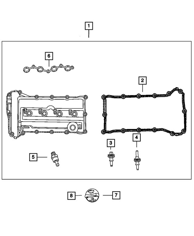 05047002AA Клапан PCV Chrysler | Запчасти на DRIVE2