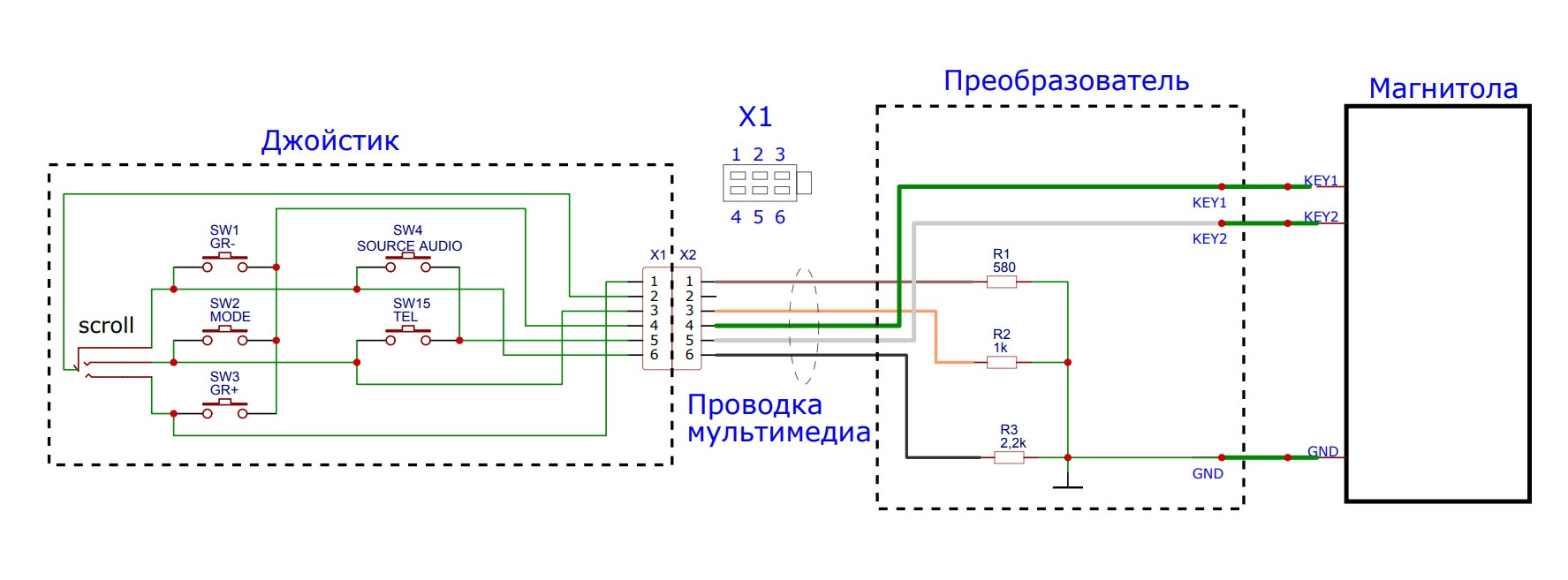 Управление магнитолой схема. Джойстик магнитолы Рено Логан 2. Преобразователь для магнитолы. Рено Логан 2 управление магнитолой.