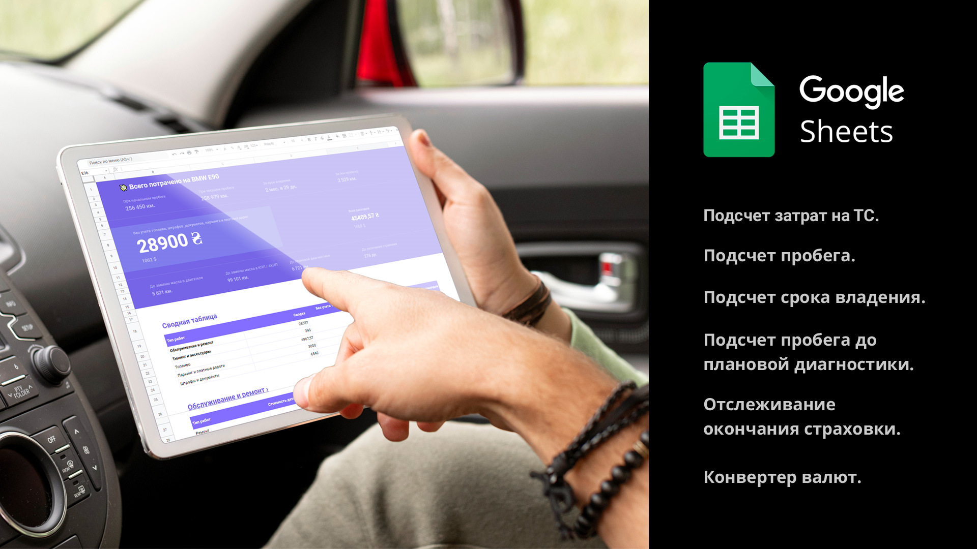 Учет затрат на авто в Google таблице / Excel — DRIVE2
