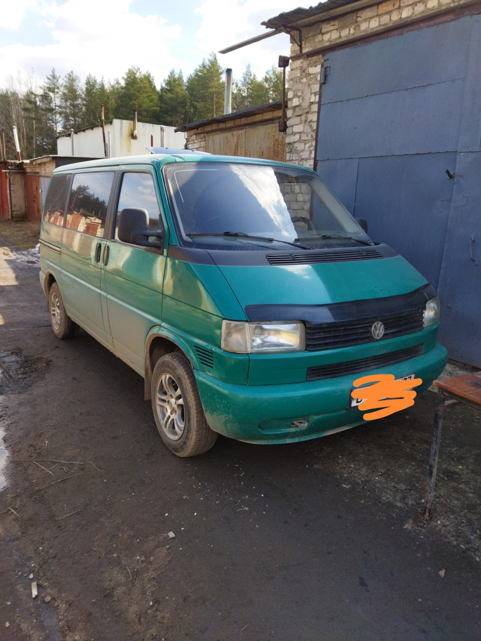 Белые поворотники — Volkswagen Transporter T4, 2 л, 1997 года | аксессуары  | DRIVE2