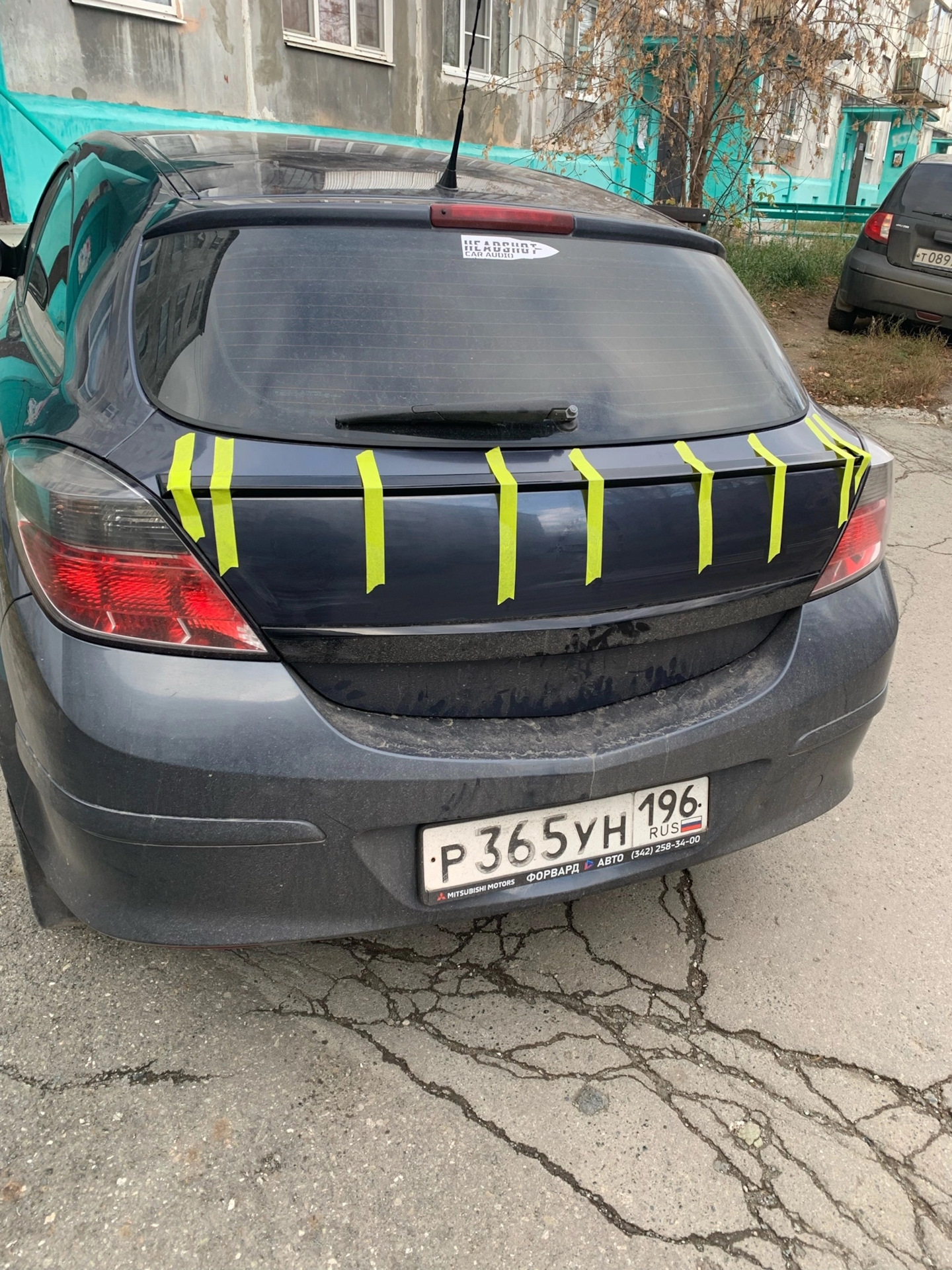 Дополнительные габариты и лип-спойлер Опель астра — Opel Astra H GTC, 1 ...