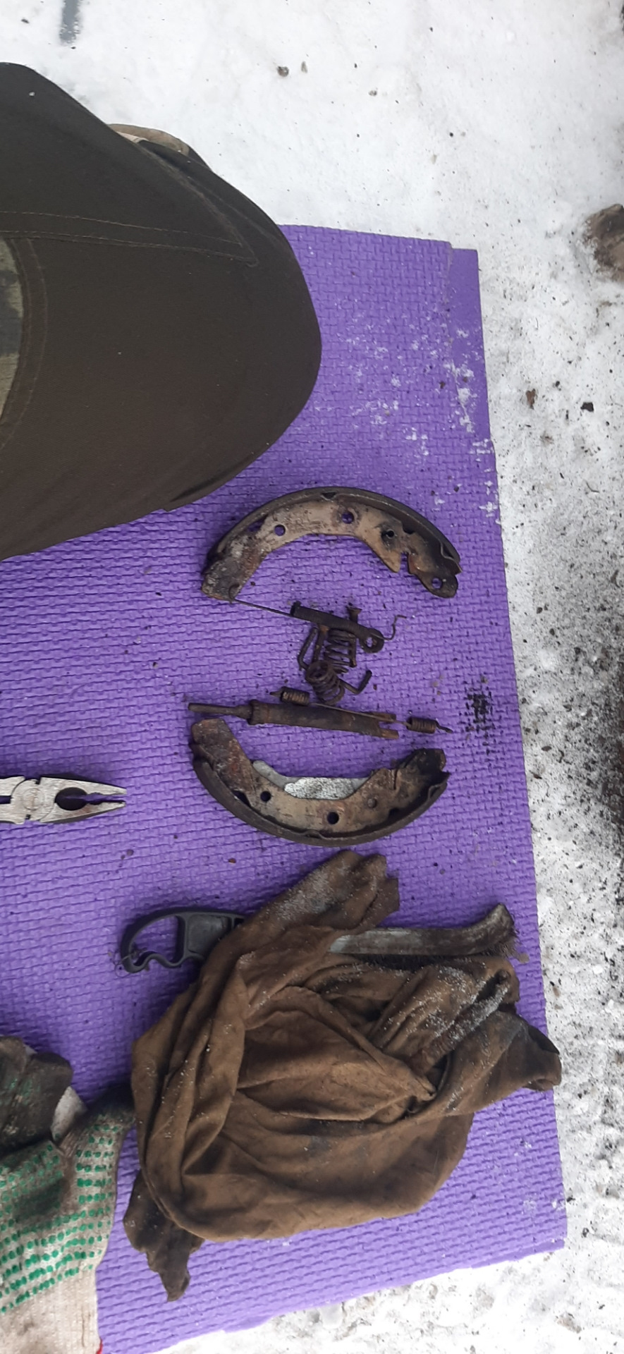 Замена задних подшипников барабана. — Daewoo Matiz (M100, M150), 0,8 л ...