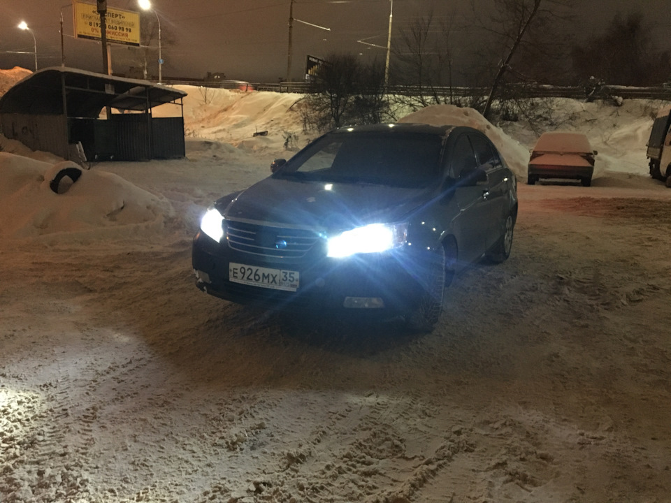 geely emgrand замена линз