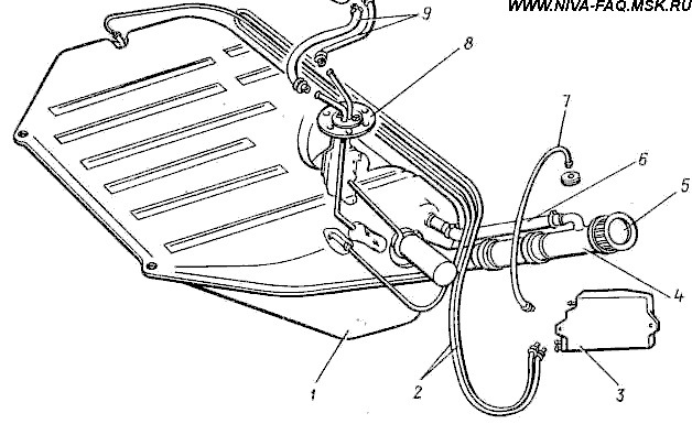 Замена топливного бака (как снять бензобак) Нива Шевроле - Niva Chevrolet (ВАЗ 2