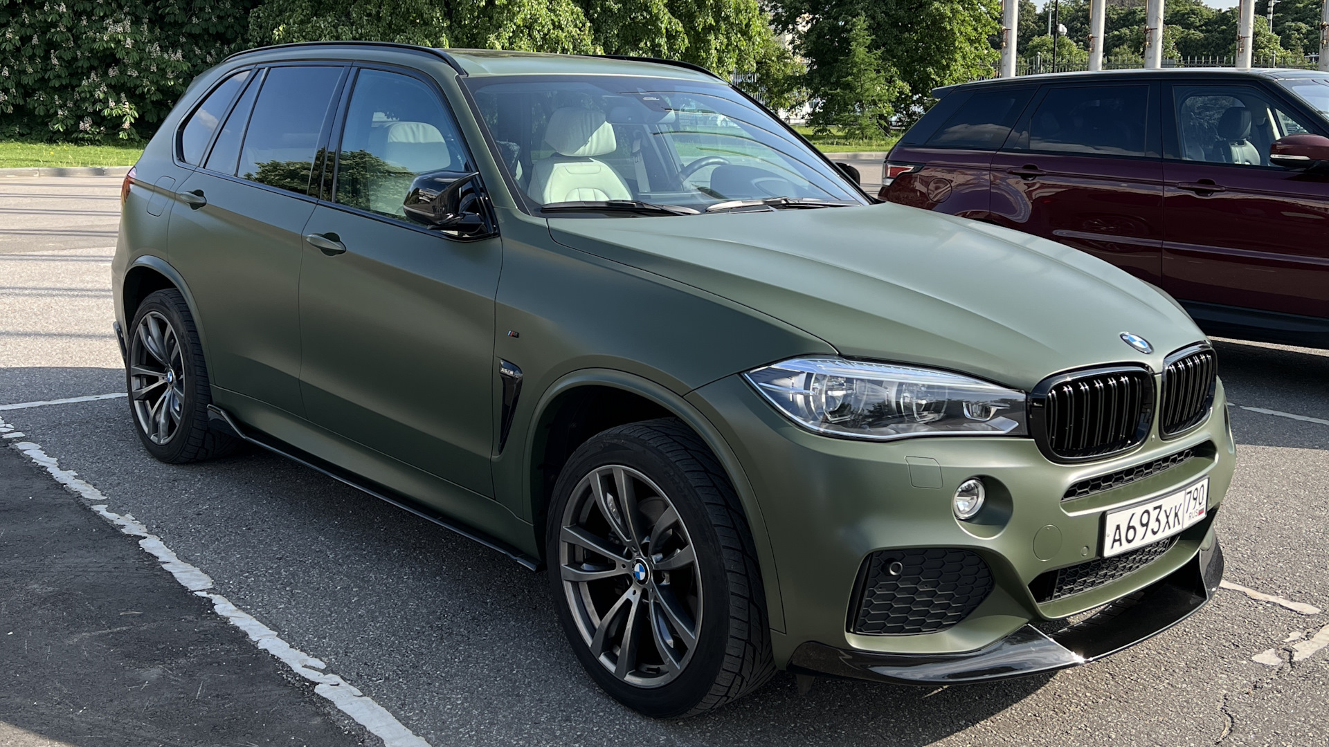 BMW X5 (F15) 3.0 дизельный 2018 OLIVE MATT на DRIVE2