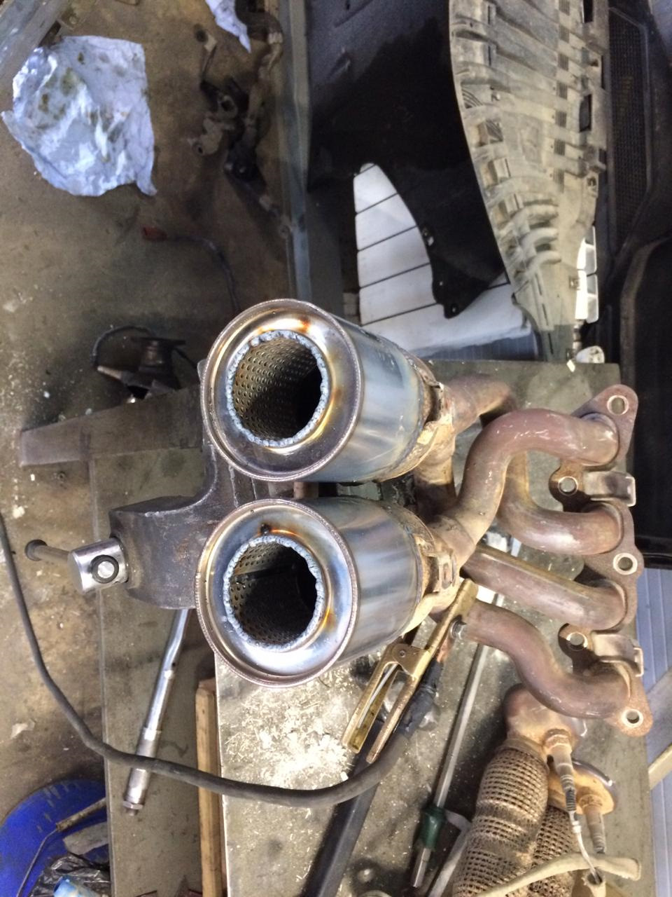 Удаление катализатора и установка пламягасителей — Ford Focus III ...