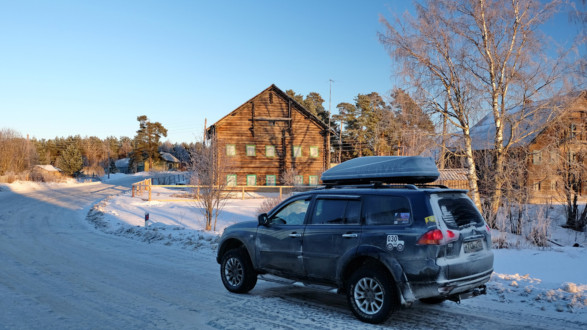 2017.01 — Карелия. Нижняя Салма, оз.Сямозеро. [ 9 дней. 2600 км.] —  Mitsubishi Pajero Sport (2G), 3,2 л, 2008 года | путешествие | DRIVE2