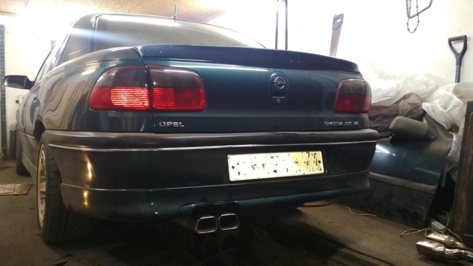 Глушитель STEINMETZ — Opel Omega B, 3 л, 1998 года | тюнинг | DRIVE2
