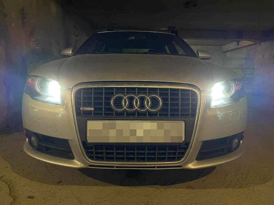 Новогодние подарки или LED в ДХО — Audi A4 (B7), 2 л, 2006 года ...