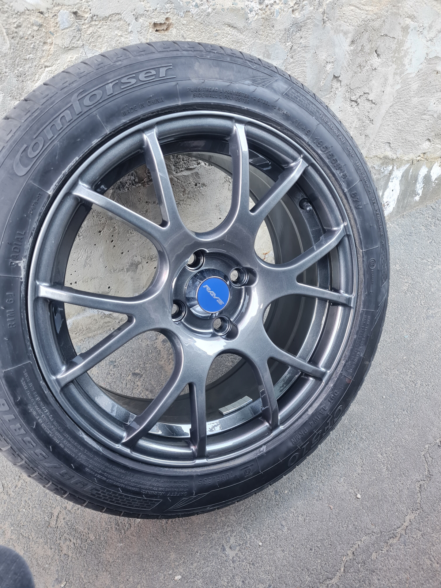 Порошковая покраска дисков графит глянец +гайки (Japan) — Toyota Probox ...