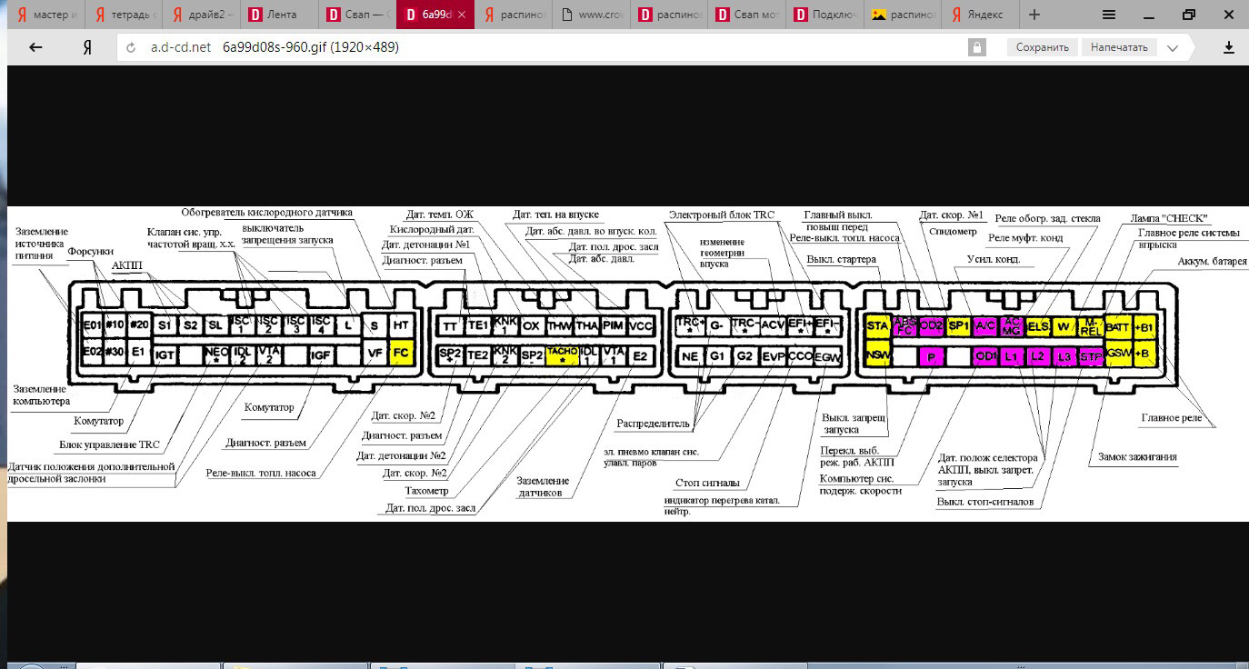 Распиновка ecu Давно не писал) тачку восстановил доработал - Honda Prelude (BA8, BA9, BB1, BB4)