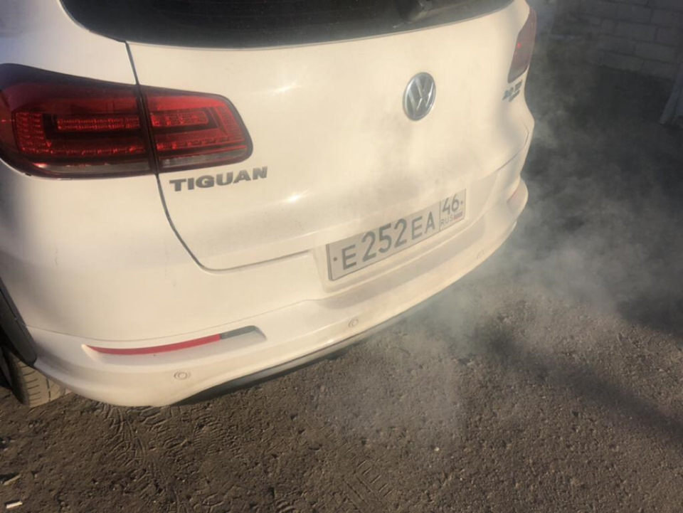 34. Интересный TPI — Белый дым из глушителя Tiguan TDI — Volkswagen ...
