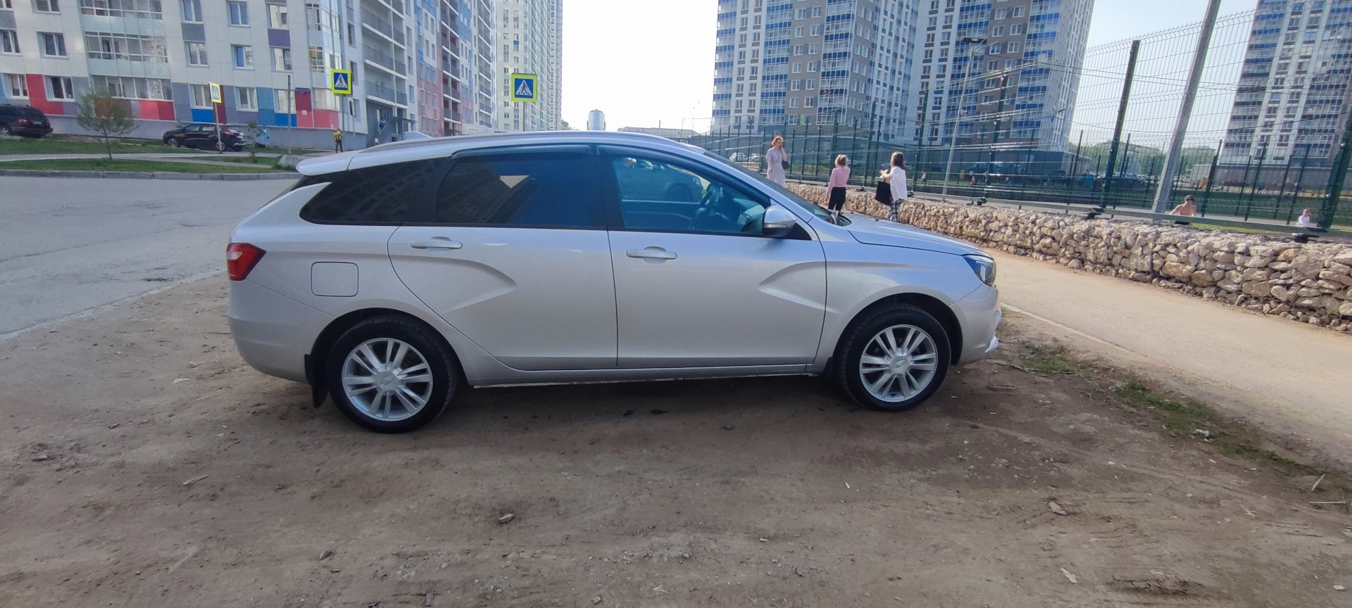 Удаление вкраплений металла, ТО 75 — Lada Vesta SW (1G), 1,6 л, 2018 ...