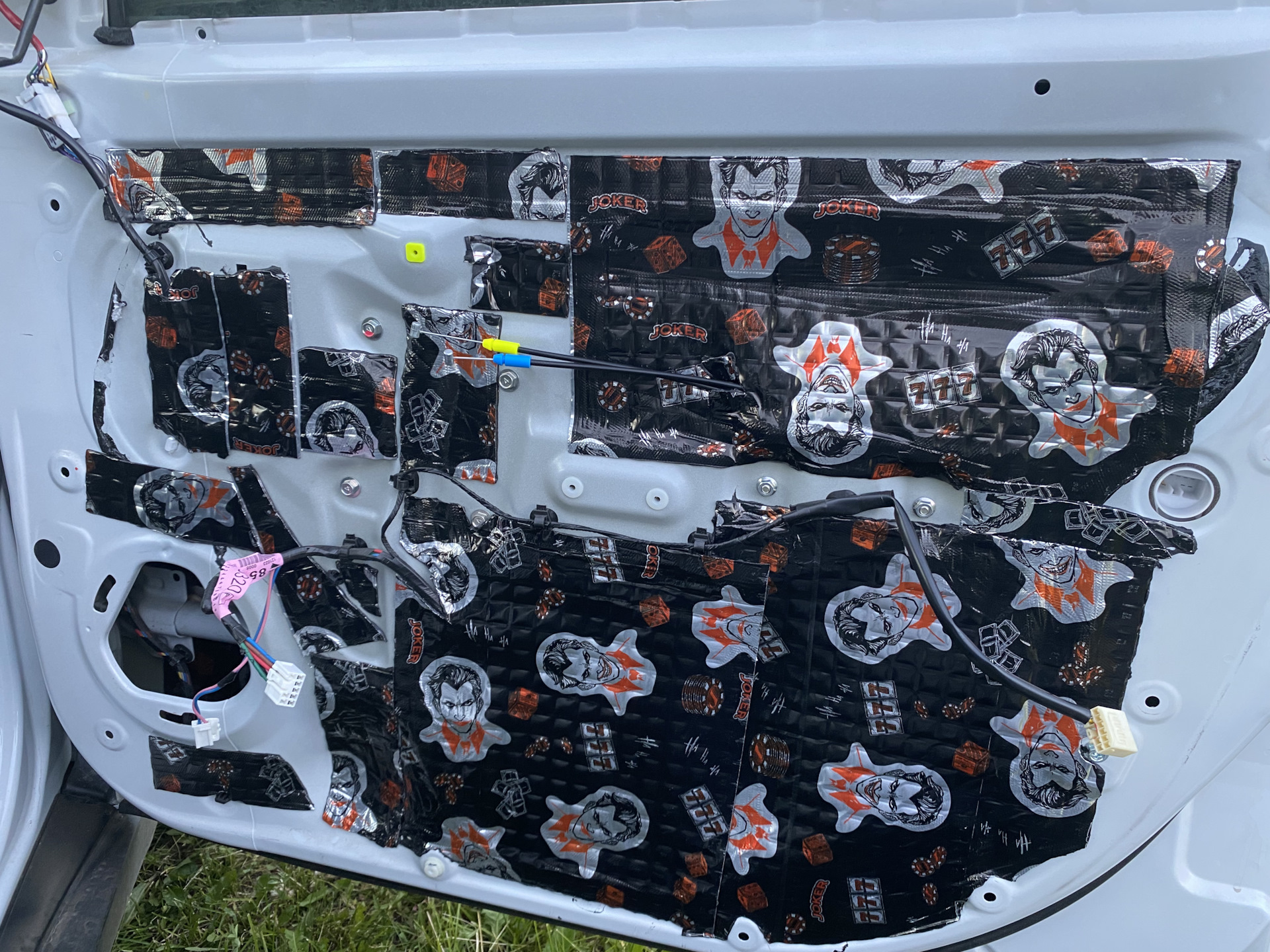 Шумка шумофф джокер в передние двери — Mitsubishi Outlander (3G), 2,4 л ...