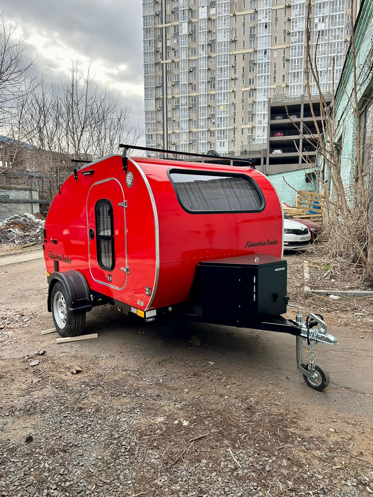 1 в гараж, или 10 лет от рваной палатки до прицепа. Fistashka trailer —  Nissan Terrano III, 2 л, 2016 года | путешествие | DRIVE2