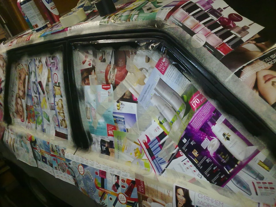 #11.Покраска оконных \"рамок\" — Lada 21093i, 1,5 л, 2003 года | кузовной ...