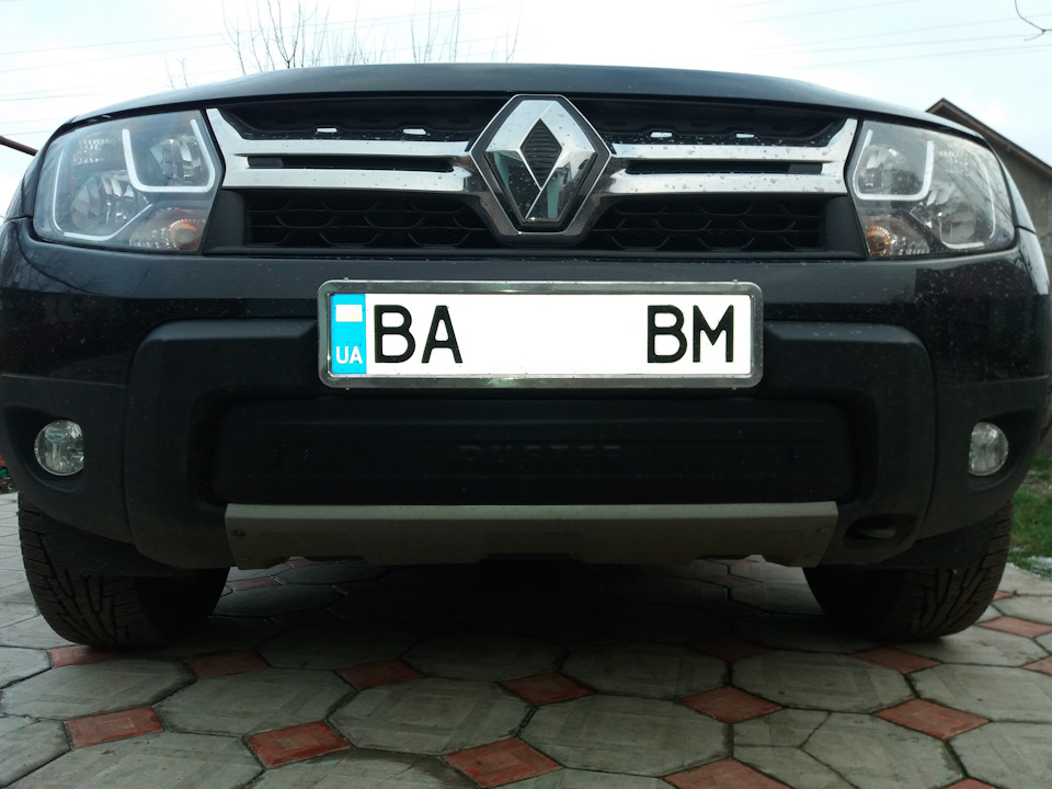 Зимняя заглушка решётки переднего бампера Renault Duster — Renault ...
