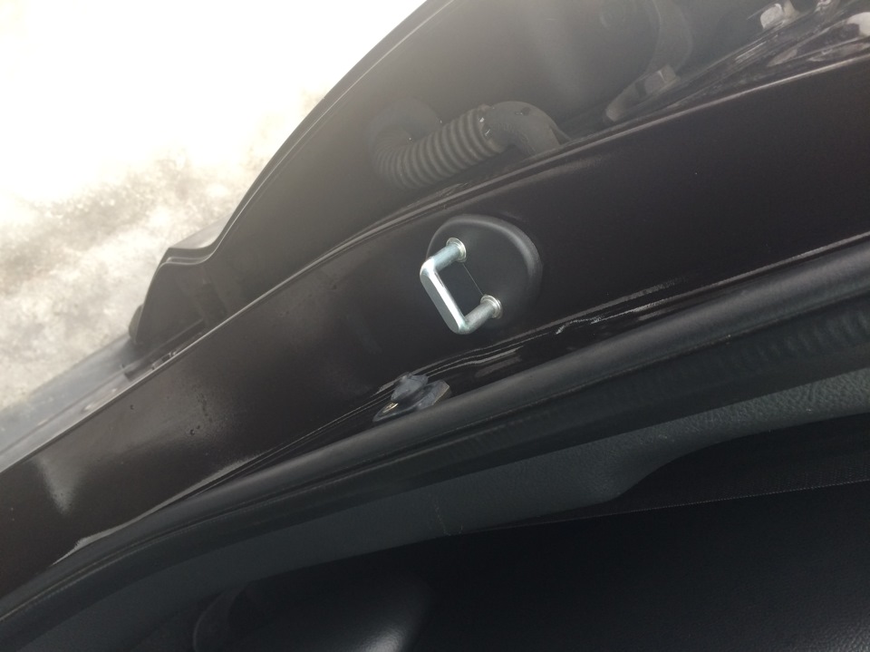 накладки на уши замка — Hyundai Santa Fe (2G), 2,7 л, 2008 года ...