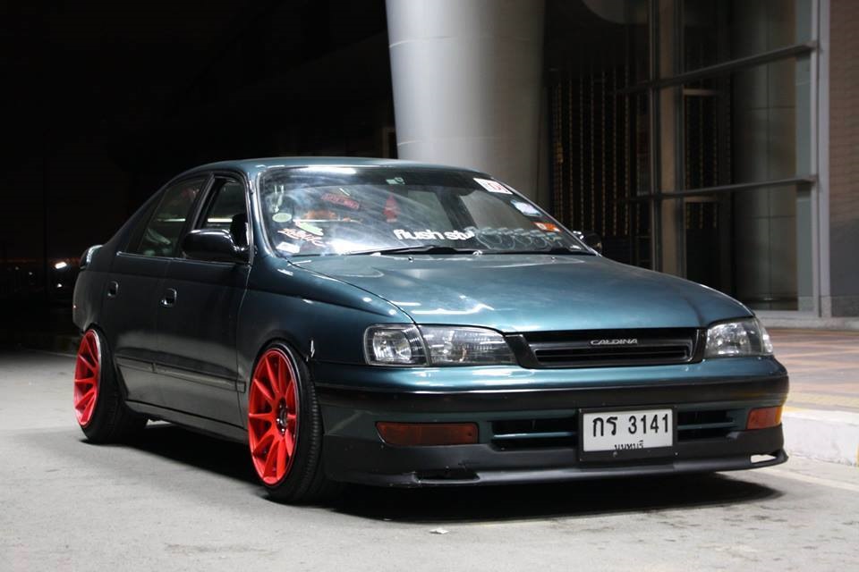 Занижение toyota carina e