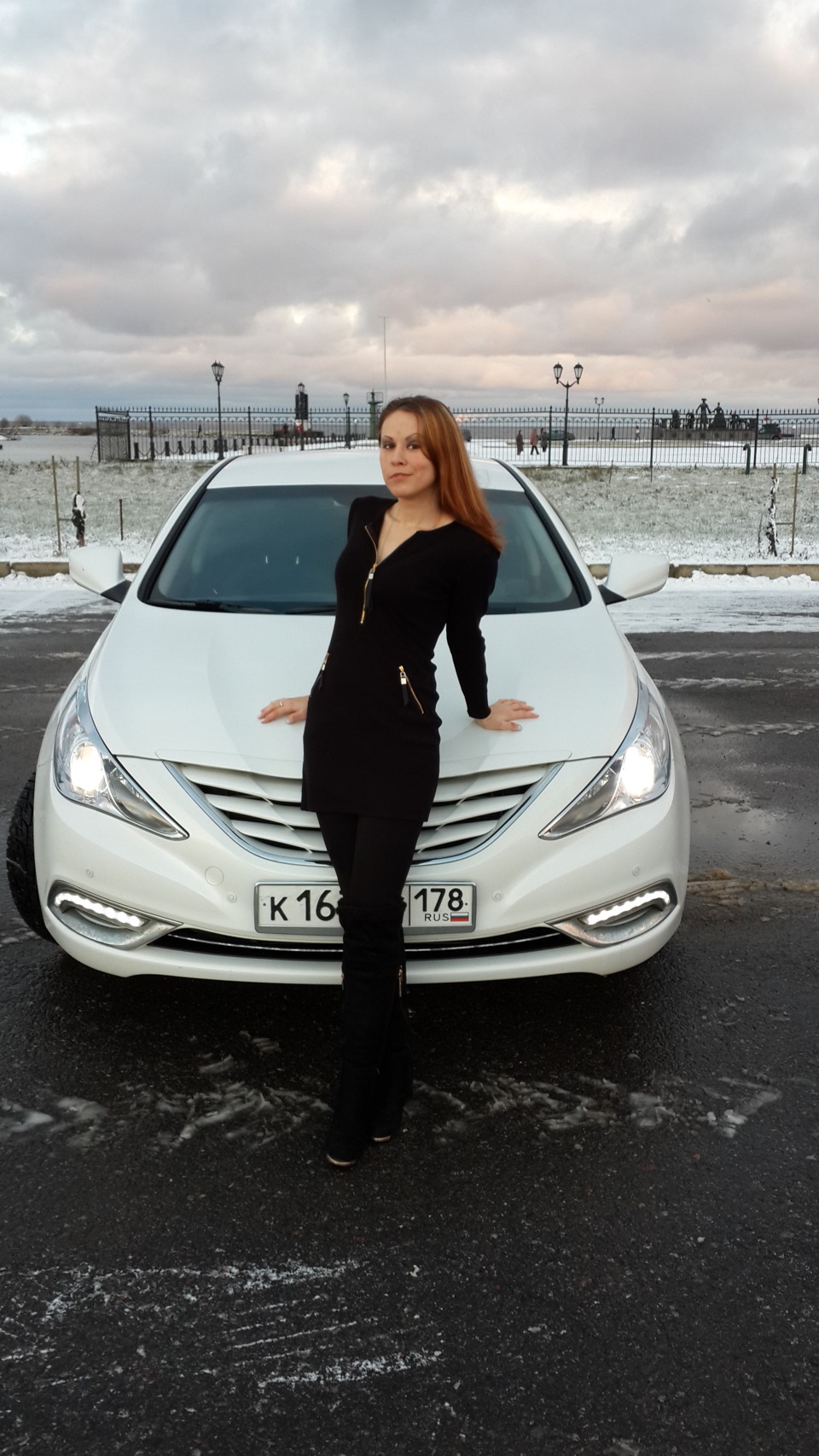 Моя любимая девушка! — Hyundai Sonata VI (YF), 2 л, 2011 года | фотография  | DRIVE2