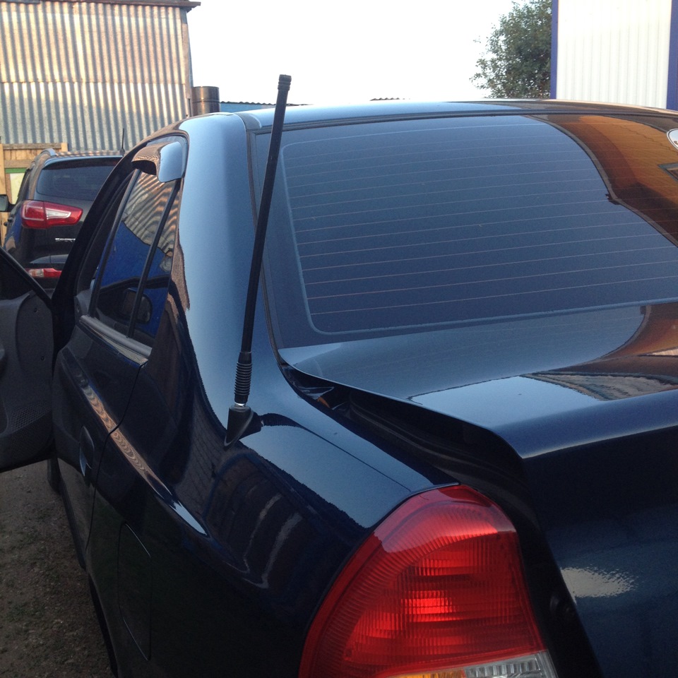 Короткая антенна — Hyundai Accent (2G), 1,5 л, 2008 года | аксессуары ...