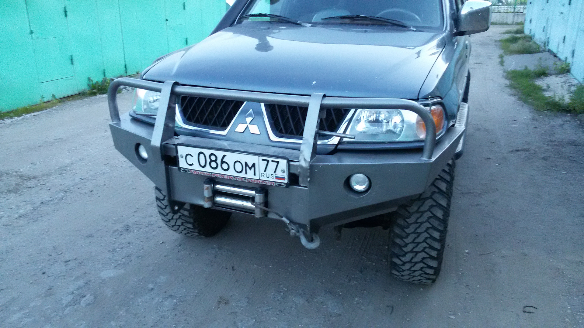 Покрасил бампер — Mitsubishi Pajero Sport (1G), 3 л, 2006 года | тюнинг ...
