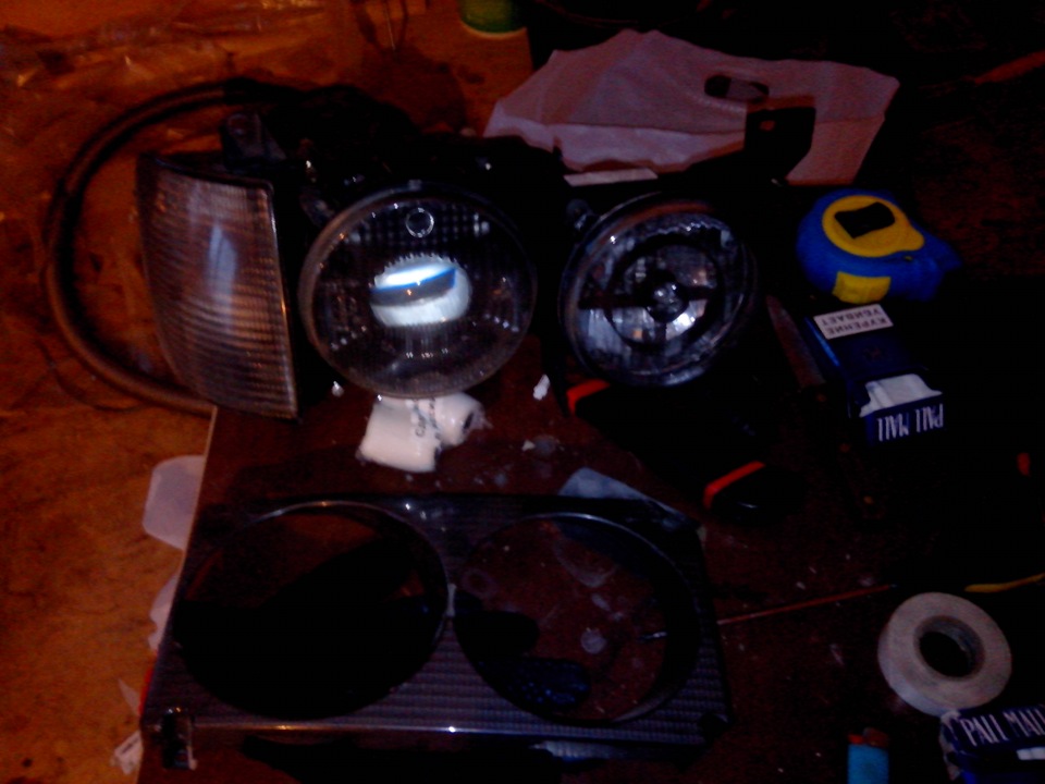 замена стекла на ближнем модуле раздельной оптики Hella — Volkswagen ...