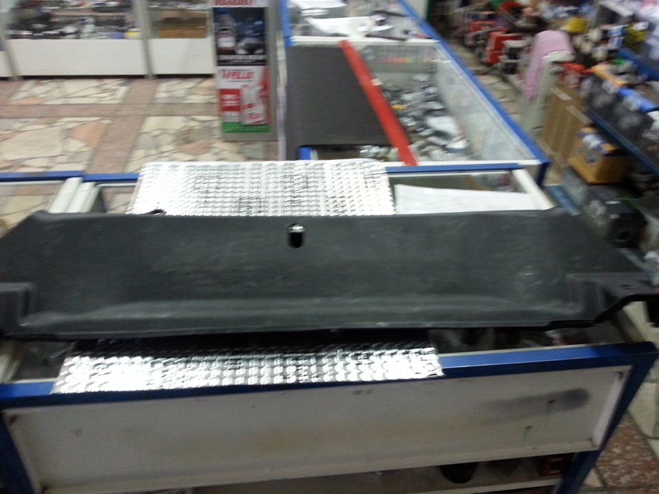 перетяжка багажника карпетом от шумOFF+вибро — ЗАЗ Lanos, 1,5 л, 2007 ...