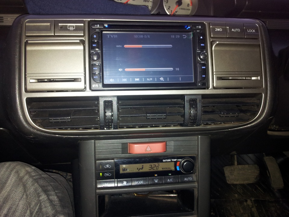Установка магнитолы nTray. — Nissan X-Trail I (t30), 2 л, 2001 года ...