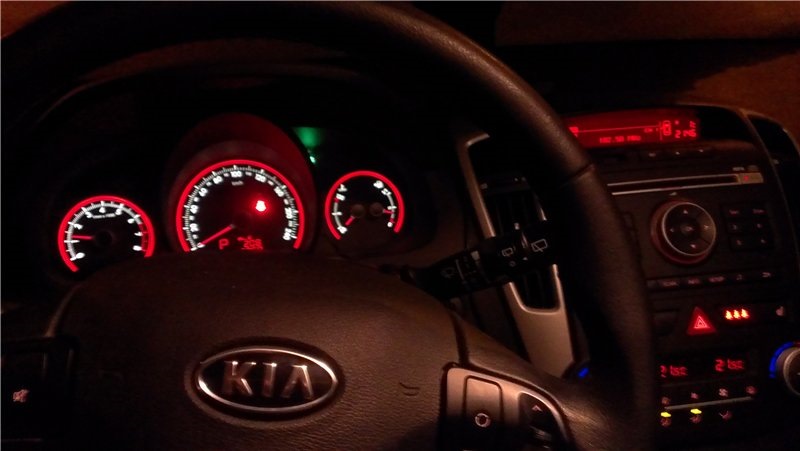 Пересвет kia ceed jd