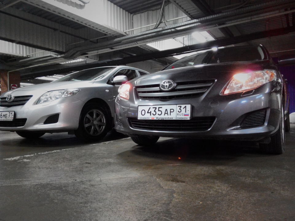 Желтые KOITO в габариты — Toyota Corolla (140/150), 1,4 л, 2008 года ...