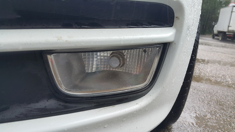 Криптонаполненые лампы (KOITO 35W) в ДХО КИА РИО Рестайлинг — KIA Rio ...